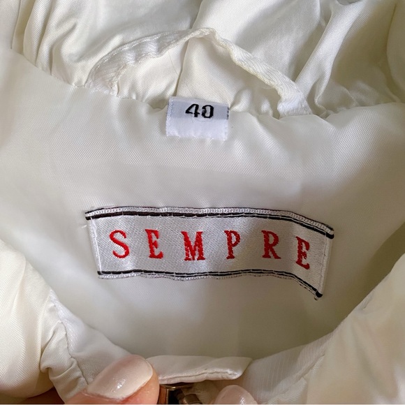 🐚 SEMPRE CASUAL WHITE IVORY EVERYDAY JACKET! - Picture 13 of 16